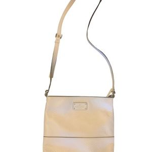 Kate Spade leather crossbody nude "multi stone " color in excellent condition!